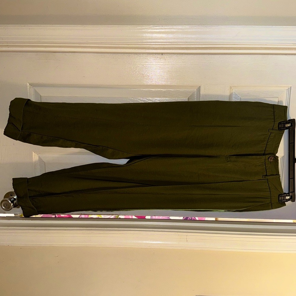 Women’s straight slim high rise ankle pants